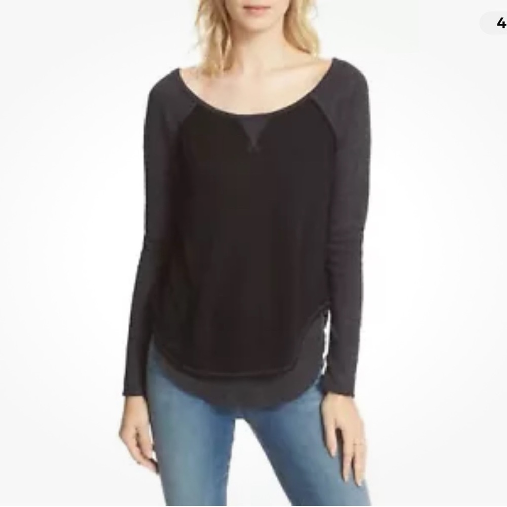 NWT Free People We The Free Friday Feelin’ Tee, Black, Size Medium